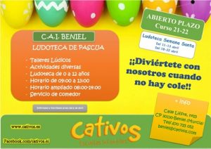 Centro de Atención a la Infancia (1) - Organiza Ludoteca de Pascua